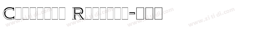 Citation Regular字体转换